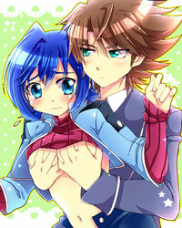 aichi_sendo blue_hair cardfight!!_vanguard tagme toshiki_kai