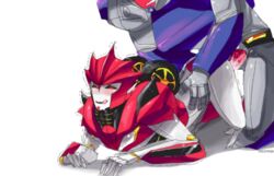 breakdown doggy_style gay knock_out knock_out_(transformers) knockout low_quality low_res lowres penetration plain_background robot tagme tongue_out transformers transformers_prime trembling