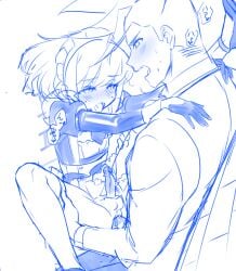 1femboy 2boys ahe_gao ahegao anal anal_penetration anal_sex androgynous blush blushing bob_cut bottomless burrrntlemon crossdressing erect_while_penetrated femboy femboy_penetrated femboysub feminine_faced_male feminine_male galo_thymos gay gay_sex leg_grab legs_spread lifting lifting_person lio_fotia maid maid_headdress maid_outfit maid_uniform petite petite_body petite_male pleasure_face promare short_hair short_male size_difference sketch slim slim_male slim_waist small_penis thin_waist twink yaoi
