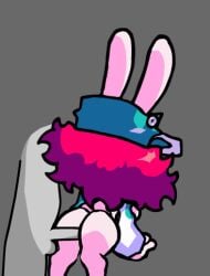 animated bent_over big_ass black_eyes bunny_ears bunny_girl cartoony clothed_sex fnf_mods friday_night_funkin friday_night_funkin_mod from_behind graffiti_groovin' hat moaning moaning_in_pleasure muetzi partially_clothed red_hair self_upload sex short_hair shortstack skarlet_bunny sprite_edit straight turning_around
