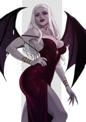 1girls camtheartguy carmilla_(castlevania) castlevania castlevania_(netflix) vampire_girl white_hair