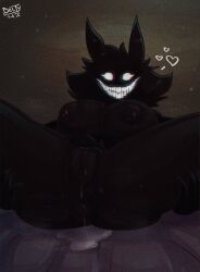 1girls backrooms black_body black_hair glowing_eyes smile smiler_(the_backrooms) tagme tagme_(artist) the_backrooms