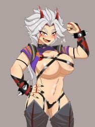 1girl 1girls 2d ai_assisted alex103 arataki_itto genderbent genderswap genshin_impact rule_63 tagme