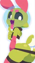 alien alien_girl ass female looking_at_another sploot sploot_(unknownspy)