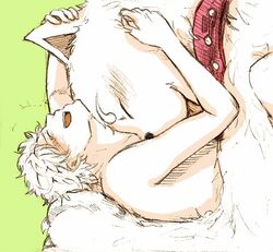 gay gintama gintoki_sakata male male_only sadaharu tagme yaoi zoophilia