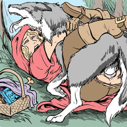 big bad wolf from copyright request by fleatrollus
