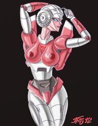 alien alien_girl arcee big_breasts breasts female grriva machine mechanical panties pink_nipples pink_panties posing robot robot_girl seductive tagme transformers transformers_g1