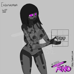 character commission enderman enderwoman minecraft minecraft_(series) minecraft_xxx tagme trno