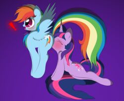 friendship_is_magic my_little_pony rainbow_dash_(mlp) smooth_skin twilight_sparkle_(mlp) v-d-k