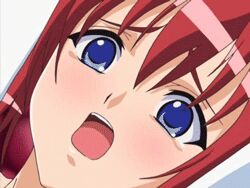 animated blood blue_eyes cap censored female inyouchuu lowres red_hair shiratori_mikoto stockings tentacle thighhighs virgin virginal_blood