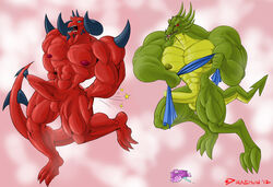 2boys chaor chaotic dragmon gay jackie_chan_adventures male male_only multiple_boys multiple_males shendu yaoi