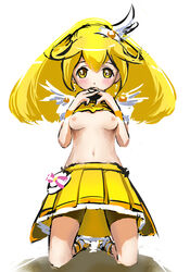 clothing dododo pretty_cure skirt small_breasts smile_precure tagme yayoi_kise