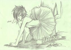 2boys ahe_gao anal ballet_dress kingdom_hearts male/male male_only questionable_consent skirt tagme yaoi zexion