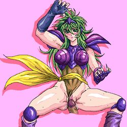 green_hair ophiuchus_shaina saint_seiya tagme