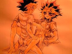 tagme yami_yugi yaoi yu-gi-oh! yugi_muto