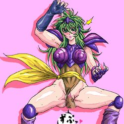 green_hair ophiuchus_shaina saint_seiya tagme