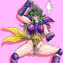 green_hair ophiuchus_shaina saint_seiya tagme