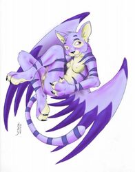 2004 anthro breasts feline kougra micer neopets nipples wings