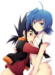 aichi_sendo blue_hair cardfight!!_vanguard kamui_katsuragi tagme