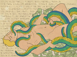 art dc_comics erection fine_art_parody male octopus_tentacle ozymandias_(watchmen) perfectlynormal shunga tentacle tentacle_on_male tentaclejob the_dream_of_the_fisherman's_wife watchmen yaoi