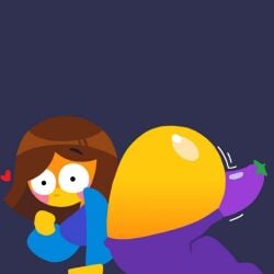 brown hair emoji fan art