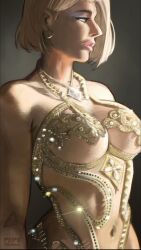 emma frost from marvel by pepedraws