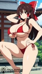 hakurei reimu from touhou by aegis elysium