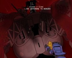 1000-thr_earthmover ambiguous_gender ass ass_focus coin confused earthmover_(ultrakill) game_screenshot_background imminent_penetration looking_down low-angle_view machine notanalt pov robot robot_joints self_upload size_difference thick_thighs thighs ultrakill