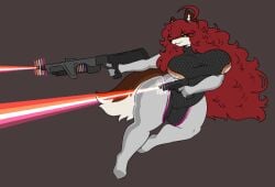 big_breasts breasts cleavage female furry huge_breasts maple_(mexifurfoof) mexifurfoof tagme thick_thighs wide_hips