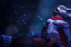 3d_(artwork) 4k absurd_res anthro blizzard_entertainment canid canine digital_media_(artwork) duo female female_penetrated fur genitals hair hi_res human interspecies male male/female male_penetrating male_penetrating_female mammal nipples nude penetration penis pussy sex vaginal_penetration vulpera vulva warcraft zatoart