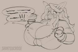 big_breasts breasts cleavage female furry huge_breasts saintsucrose tagme