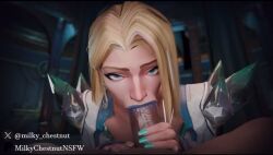 1boy 1girls 3d 3d_animation big_nose blonde_female blonde_hair blowjob blue_eyes blue_nails bordeaux_black clothed_female_nude_male cock_hungry cock_worship dark-skinned_male dark_skin emma_frost emma_frost_(marvel_rivals) fellatio female fingernails heroine huge_cock interracial licking licking_penis light-skinned_female light_skin lipstick lipstick_mark lipstick_on_penis lipstick_ring long_fingernails longer_than_10_seconds male male/female marvel marvel_rivals mature_female milky_chestnut nail_polish oral painted_nails pale-skinned_female pale_skin penis short_hair shorter_than_30_seconds sound superheroine tagme video video_game_character video_games voice_acted