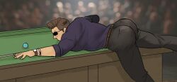 ass bending_over big_ass big_butt bubble_ass bubble_butt dailycageass gay huge_ass huge_butt johnny_cage johnny_cage_(new_era) male male_only mortal_kombat mortal_kombat_1_(2023) netherrealm_studios round_ass round_butt sunglasses tight_clothing