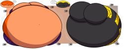 big_breasts breasts cleavage female furry huge_breasts hyper_breasts inflation puffster3 tagme thick_thighs wide_hips