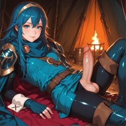 ai_generated ai_generated_slop blue_eyes blue_hair dragonk8 femboy feminine_faced_male feminine_male fire_emblem fire_emblem_awakening lucina_(fire_emblem) male rule_63 sole_male solo