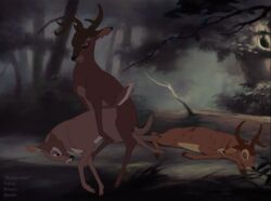 bambi_(character) bambi_(film) cervine deer disney faline female feral forced gore hooves male nc rape ronno sex snuff straight the_giant_hamster what