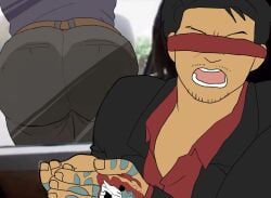 ass big_ass big_butt bubble_ass bubble_butt dailycageass gay huge_ass huge_butt johnny_cage johnny_cage_(new_era) kenshi_takahashi male male_only meme mortal_kombat mortal_kombat_1_(2023) netherrealm_studios round_ass round_butt