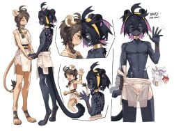alternate_species asian_clothing black_body black_fur black_hair blush bodily_fluids breasts brown_eyes brown_hair claws clothing cum cum_in_clothing cum_through_clothing digitigrade duo east_asian_clothing felid foreheads_touching fundoshi fur genital_fluids gesture hair hi_res japanese_clothing juliana_(pokemon) kieran_(pokemon) lion mammal navel nintendo nipples open_mouth open_smile pantherine paws pokemon simple_background slim_anthro slim_male smile tail tail_tuft tan_body tan_fur telson toe_claws tuft underwear waving wet wet_clothing white_background yellow_eyes