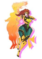 1girls big_ass big_breasts female female_only hyperion jean_grey marvel marvel_rivals phoenix_(marvel_rivals) phoenix_(x-men) solo standing thick_thighs
