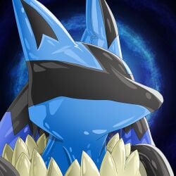 1:1 2024 eyeless faceless free_use generation_4_pokemon hi_res icon inflatable latex latex_body lucario male mouthless nintendo pokemon pokemon_(species) pool_toy pool_toy_suit riggedreded simple_background solo toy