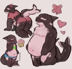 chubby chubby_belly chubby_femboy chubby_male fat_ass fat_male killer_whale orca sea tagme