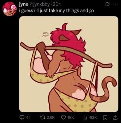 big_ass big_breasts bonnie_(dapper_little_arts) breasts bubble_butt cleavage dapper_little_arts female furry huge_ass huge_breasts meme tagme thick_thighs wide_hips