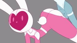 1girls 2025 ambiguous_penetration animated balls big_ass clothing doggy_style female furry girly helmet miscon penetration penis pinku_(miscon) rabbit rabbit_ears rabbit_girl rabbit_tail sex suit tagme white_body