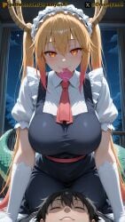 1girls 2025 4k ai ai_assisted ai_generated anime anime_style artist_name big_breasts blonde_hair breasts condom condom_in_mouth dragon_girl dragon_horns dragon_tail dreamyan_ai female hi_res high_quality high_resolution highres horn horns huge_breasts kobayashi-san_chi_no_maidragon long_hair long_tail maid maid_headdress maid_outfit maid_uniform patreon red_eyes seductive_look seductive_mouth seductive_smile slit_pupils smile smiling tail thick_ass thick_thighs thighs tohru_(dragon_maid) twintails uncensored