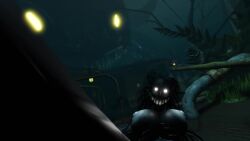 backshots first_person_view glowing_eyes hedgehog_humanoid horror_game horror_story_(character) ocean_background roblox_game shadow_lady shadow_monster smile tagme the_mimic video