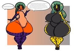 big_breasts breasts cleavage female furry huge_breasts puffster3 tagme thick_thighs wide_hips