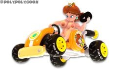bullet_bill go_kart mario_(series) mario_kart mario_kart_world princess_daisy uncensored white_background