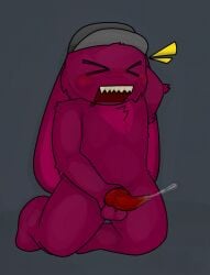 >< 1boy absurd_res anthro anthro_male anthro_only arm_behind_head balls beckett_(sprunki_oc) bunny burgundy_body burgundy_fur cap cap_only cheek_tuft cheek_tufts closed_eyes cock cum cumming cumshot dick digital_drawing_(artwork) digital_media_(artwork) drool drooling fan_character felixmcfurry fur furry furry? furry_male furry_only genital_fluids genitalia genitals genocidalfox gray_background grey_background hand_behind_head hat hat_only hi_res incredibox_mod jizz kneeling knot knotted_penis lagomorph male male_anthro male_masturbation male_only masturbating masturbation naked no-human no_human no_humans no_nose no_snout nude nudity oc_only on_knees only_furry only_male open_mouth orgasm penile_masturbation penis plain_background png rabbit rabbit_ears red_cock red_penis semen sharp_teeth simple_background solo solo_anthro solo_furry solo_male sprunki sprunki_oc testicles unusual_genitalia