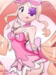 1girls bare_shoulders dalley_le_alpha female female_focus female_only harime_nui kill_la_kill solo solo_female solo_focus tagme