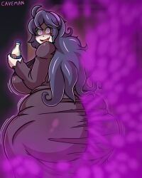 alternate_version_available ass ass_bigger_than_head ass_focus back_view barely_contained big_breasts black_hair breasts bubble_butt caveman147 chubby chubby_female clothed digital_art fart fart_cloud fart_everywhere fart_fetish farting fat_ass female game_freak glowing_eyes hex_maniac huge_ass huge_fart milk miltank nintendo pawg pokemon purple_eyes sideboob sweat sweatdrop sweating sweaty sweaty_body sweaty_butt talking_to_viewer text thick thick_ass thick_thighs tight_clothes tight_clothing tight_fit wide_ass wide_hips wobbling_ass